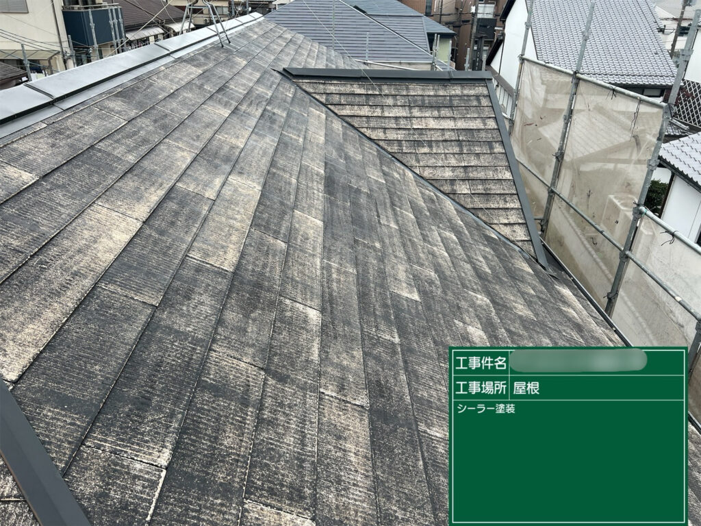 京都府山科区 ハイツ屋根塗装